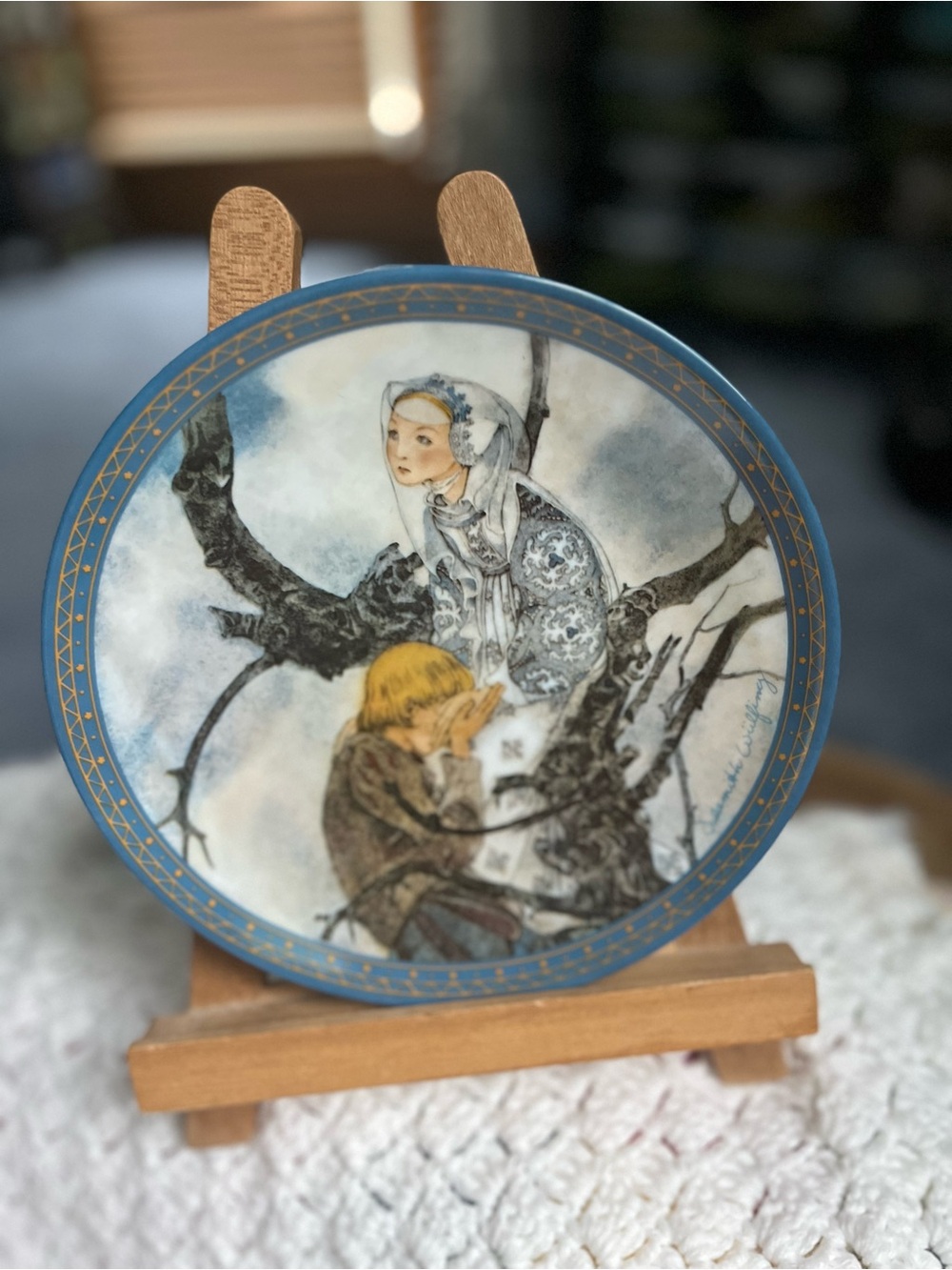 DIE VOLLENDUNG PLATE 1984 "The Completion" by Sulamith Wulfing 8”